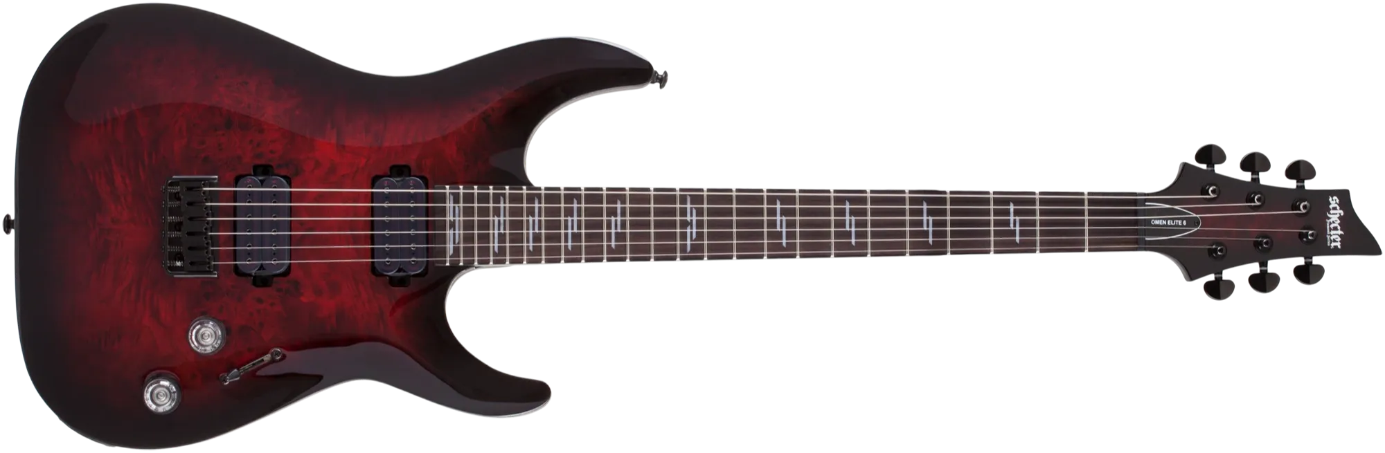 Schecter Omen Elite 6 black cherry burst